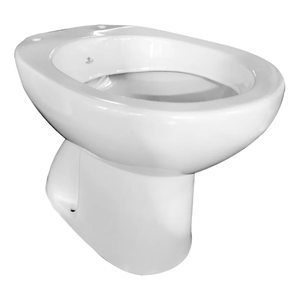 Inodoro Corto Baño Onix Pringles Porcelana Sanitaria Blanco