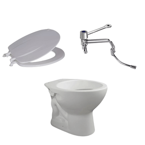 Inodoro Corto Ferrum Andina Tapa Bidematic Dispositivo 1010 Bidet Agua Fría