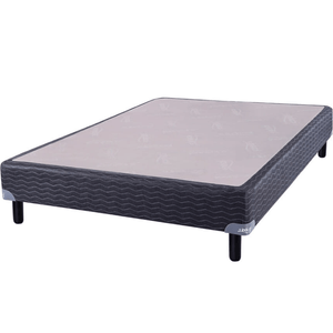 BASE SOMMIER INDUCOL 2PL NEGRO 190x140cmx25cm