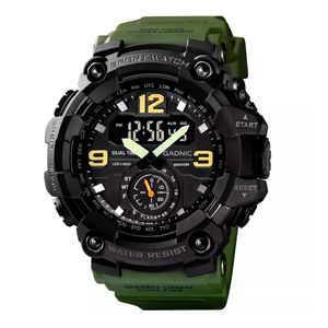 Reloj Digital Gadnic RM80F23 Hombres Sumergible Alarma Cronometro Display LED