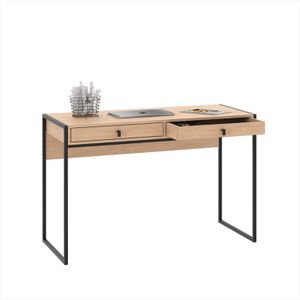 Escritorio Industrial Roble 2 cajones ECI120