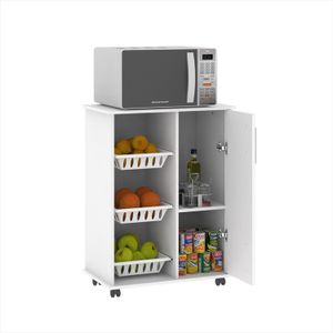 Mueble frutero con puerta y estante MFO070