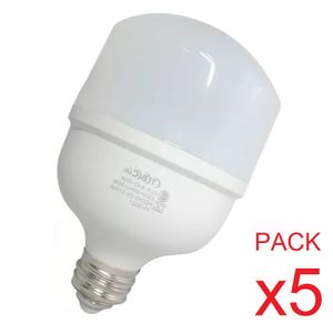 LAMPARA LED ALTA POTENCIA HI-POWER 50W E40 LUZ NATURAL TBCin Pack x5