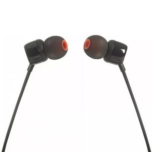 Auricular JBL JBLT110BLK In Ear Con Microfono 1.2Mt Negro