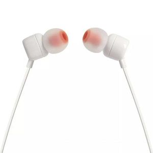 Auricular JBL JBLT110WHT In Ear con Microfono 1.2Mt Blanco
