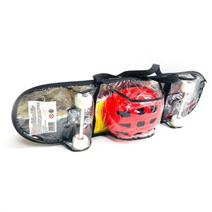 Skate Doble Cola c/casco y protecciones-Panda Toys