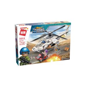 Bloques Helicóptero militar 352 piezas-Qman