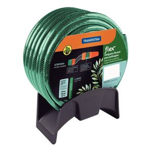 Manguera Riego Jardin Flex 20m Soporte Accesorios Tramontina
