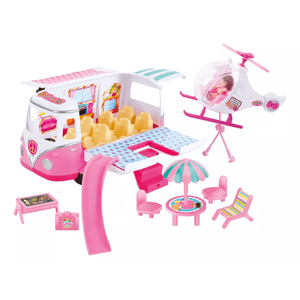 Camioneta Van Desplegable De Dulces Duende Azul 7698 Fibro