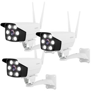 Camaras De Seguridad Gadnic CM200W x3 IP WIFI Exteriores HD 1080P