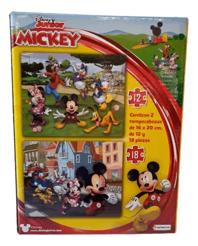 Puzzle Mickey de 12 y 18 Piezas DCH07689 Tapimobil - Provincia Compras