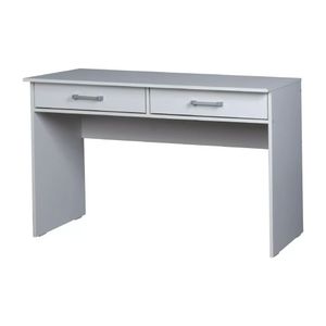 Escritorio Moderno De Oficina Melamina Blanco 2 Cajones