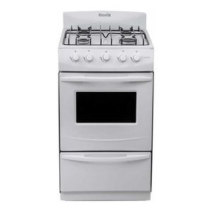 Cocina De Gas Natural Escorial Candor S2 Blanca
