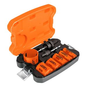 Juego De Sierras Copa Bimetal 6 Y 2 Mandriles Truper Kitb-6