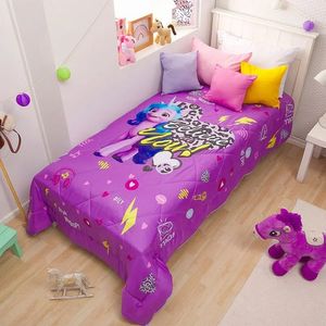 Acolchado Digital 1 1/2 Plazas Peppa Pig/my Little Pony
