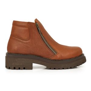 BOTA DUMMER SUELA MUJER CUERO ZAPATO BOTINETAS
