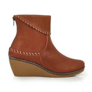 BOTA PINETTA SUELA MUJER CUERO ZAPATOS ELEGANTES
