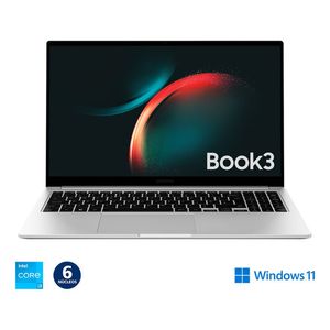 Notebook Samsung Galaxy Book3 Core I3 256gb 8gb Silver