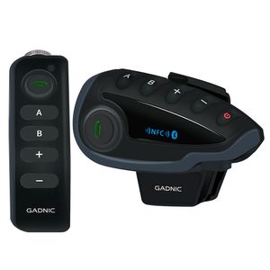 Intercomunicador Moto Gadnic G-800 Manos Libres Bluetooth 1200mts Hasta 120km/h