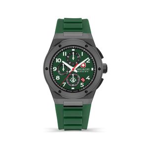 Reloj Swiss Military Hanowa Sonoran Chrono para hombre de silicona verde