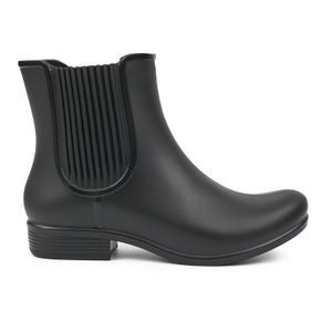 BOTINETA NEWARK NEGRA BOTAS MUJER GOMA CASUAL