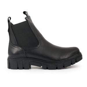 BOTINETA GLEN NEGRO MUJER BOTAS CUERO ZAPATOS