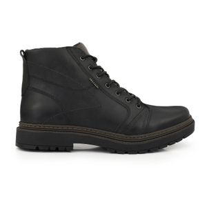 ZAPATILLA ROCCO NEGRA HOMBRE ZAPATOS CUERO CASUALES