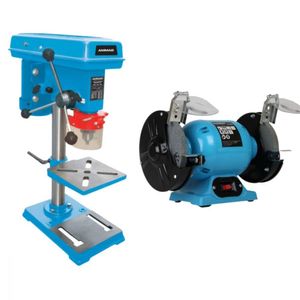 Combo Amoladora de Banco + Taladro de Banco Eléctricas Gamma