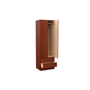 Placard Mosconi 2 Puertas 2 Cajones Caoba 57x181 cm