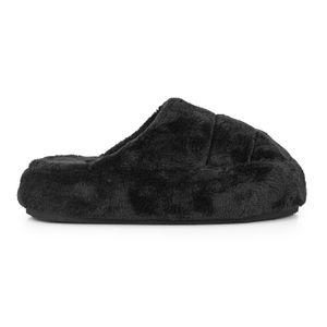 PANTUFLA LANES NEGRA CALZADOS MUJER OJOTAS CONFORT