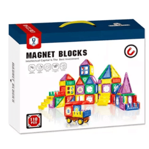 BLOQUES MAGNETICOS MAGNET BLOCKS 110 PIEZAS