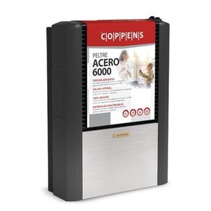 Calefactor Coppens 6000 Kcal Tbu Izquierdo Acero Multigas