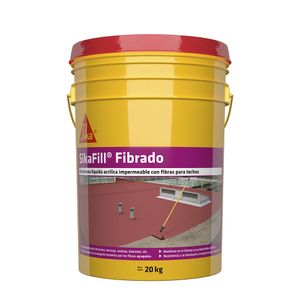 Membrana líquida para techos Sikafill fibrado 20 Kg.