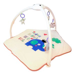 Gimnasio para Bebés Konig Kids con Proyector Foam Memmory Beige