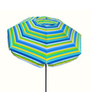 Sombrilla Central Rofft Reclinable Rayas 2mts diametro RS-0520D