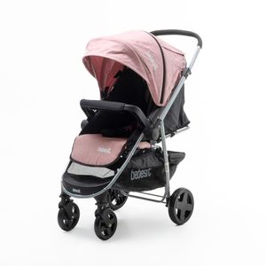 Cochecito de Paseo con Manillar Rebatible Rosado