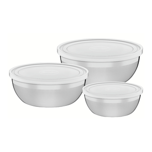 Juego Bowls Tramontina Con Tapa 64220/160 3Pz