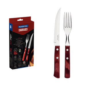 Juego Cubiertos Tramontina Barbacoa 12Pzs 21199/711