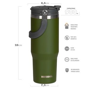 VASO DOBLE PARED 900 cc Acero AISI 304
