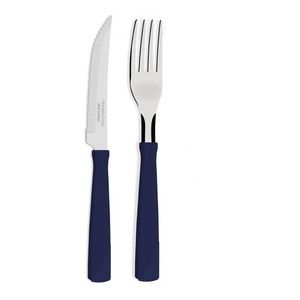 Set Juego 24 Cubiertos Mango Plastico New Kolor Tramontina
