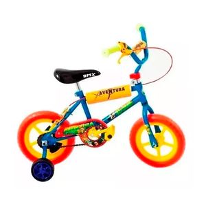 Bicicleta Infantil Zambito Bic83ch R12 Color Azul/rojo Con Ruedas De Entrenamiento
