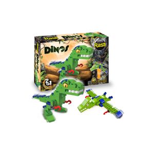 DINOSAURIOS ARMABLES LADRILLOS PLÁSTIC 2 EN 1 RASTI 01-1096