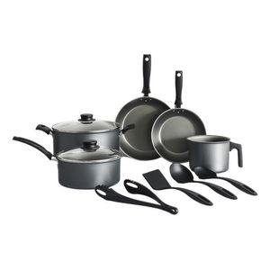 Batería De Cocina 9Pzas Tramontina Turim Antiadherente
