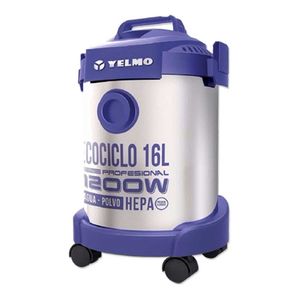 ASPIRADORA Y SOPLADORA DE TACHO PARA LIQUIDOS Y SOLIDOS YELMO 16L 1200W AS3314