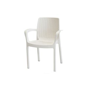 SILLA PLÁSTICA NEGRA TIPO RATAN GUINEA VOSS 2000 SIGUINEAGR