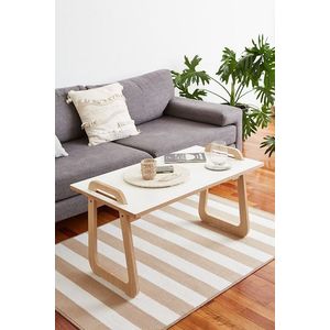 Mesa Milano Blanco Color Blanco Y Roble