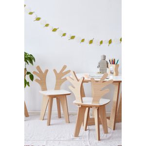 Combo Kids Roma Ciervo Color Blanco Y Roble
