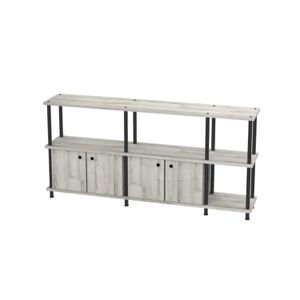 RACK PARA TV DEGE R10 - ALASKA 2 PUERTAS DOBLES 3 CUERPOS