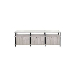 RACK PARA TV DEGE R09 - ALASKA 3 PUERTAS DOBLES 3 CUERPOS
