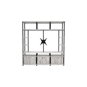 RACK PARA TV DEGE R05 - ALASKA CSOPORTE 360° HASTA 65 6 NIVELES 3 PUERTAS DOBLES